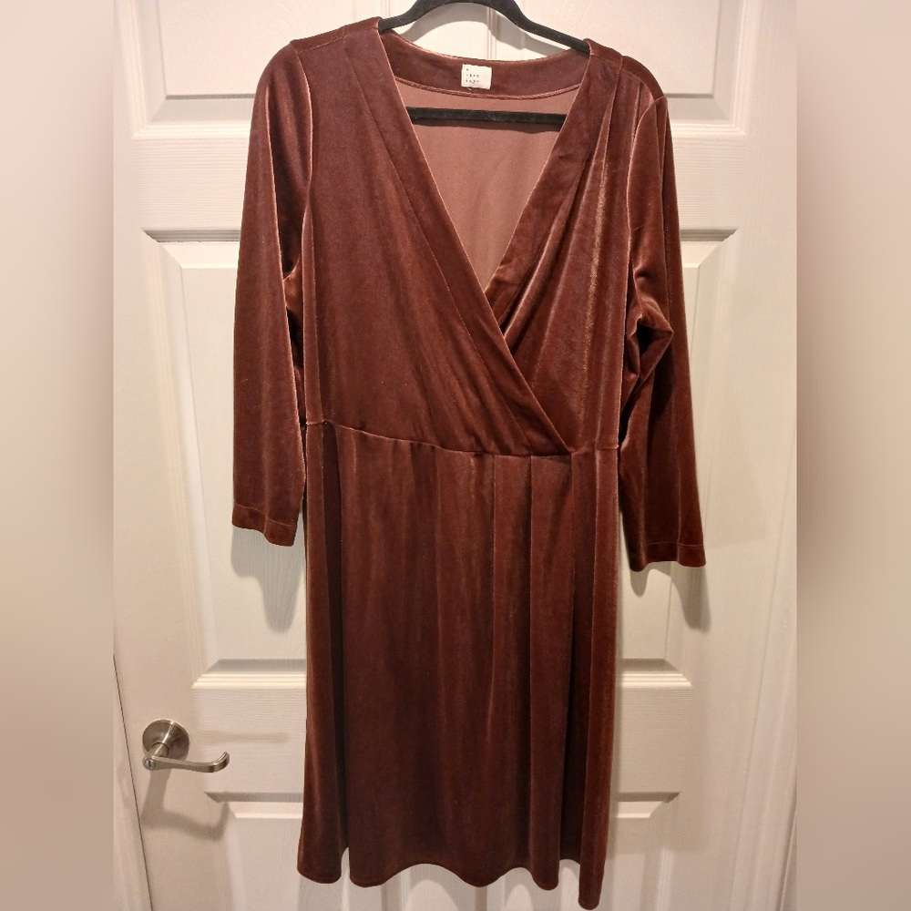 A New Day Rich Rose Velvet Garment